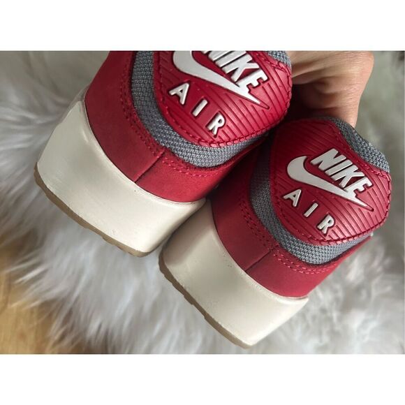 Nike Air Max 90 PRM Shoes Gym Red Smoke Grey Gum DH4621-600 Men's Size 11 - Picture 3 of 7